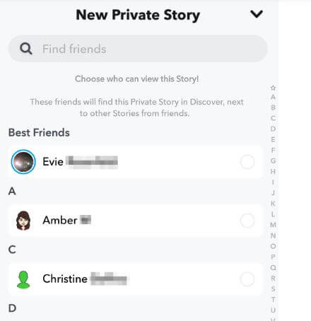 new private story