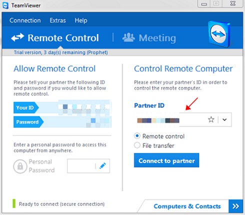 Download Teamviewer latest software for Windows on your computer