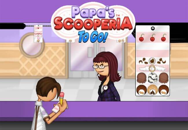 Papa's Scooperia - Play it Online at Coolmath Games