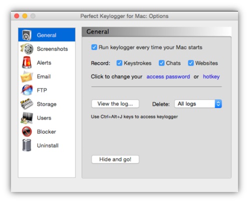 how to check if i have a keylogger on mac