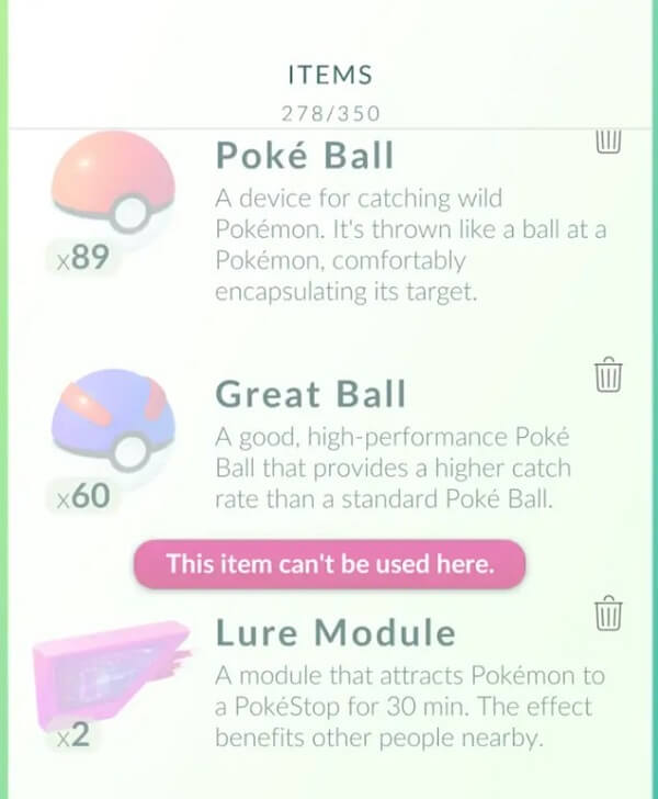 Use Lure Modules in Pokéstops