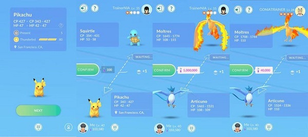 pokemon go trade distance