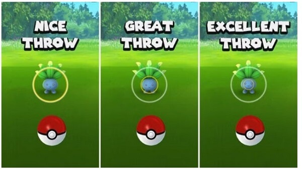 get excellent throw in pokemon