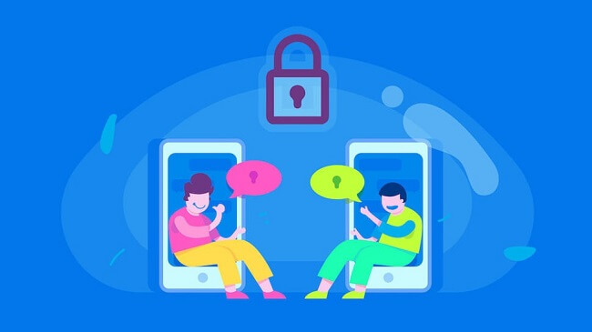 private secret messaging app