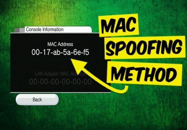 método de mac spoofing
