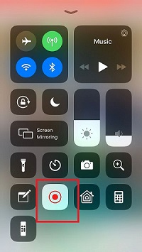 iOS screen recording