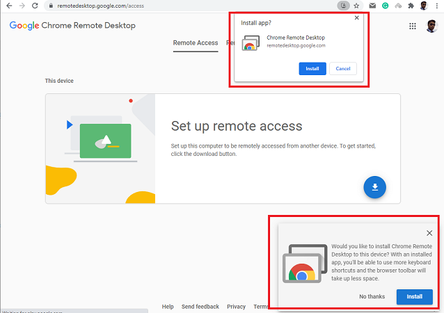 chrome remote desktop imessage