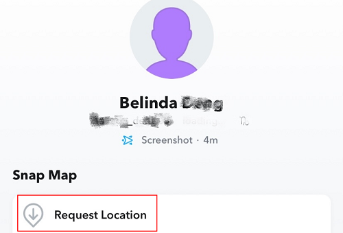 request location on snapchat