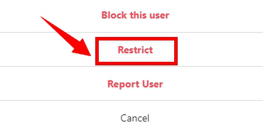 restrict content