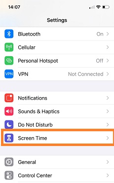 screen time iphone