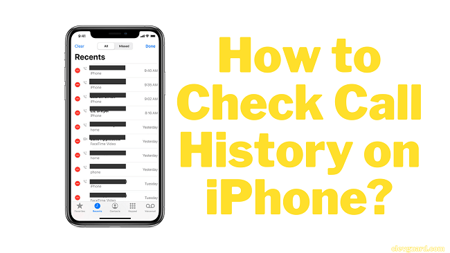 [2023 Full Guide] How to Look at Call History on iPhone