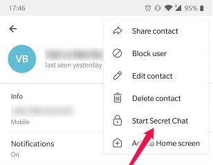 send disappearing messages on telegram 2
