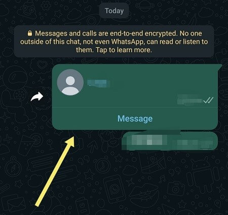 share whatsapp contact