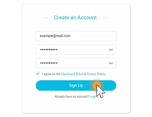 create an account