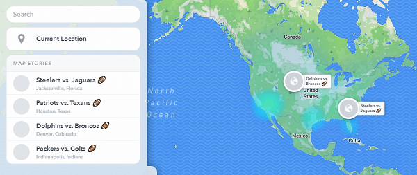 snapchat map