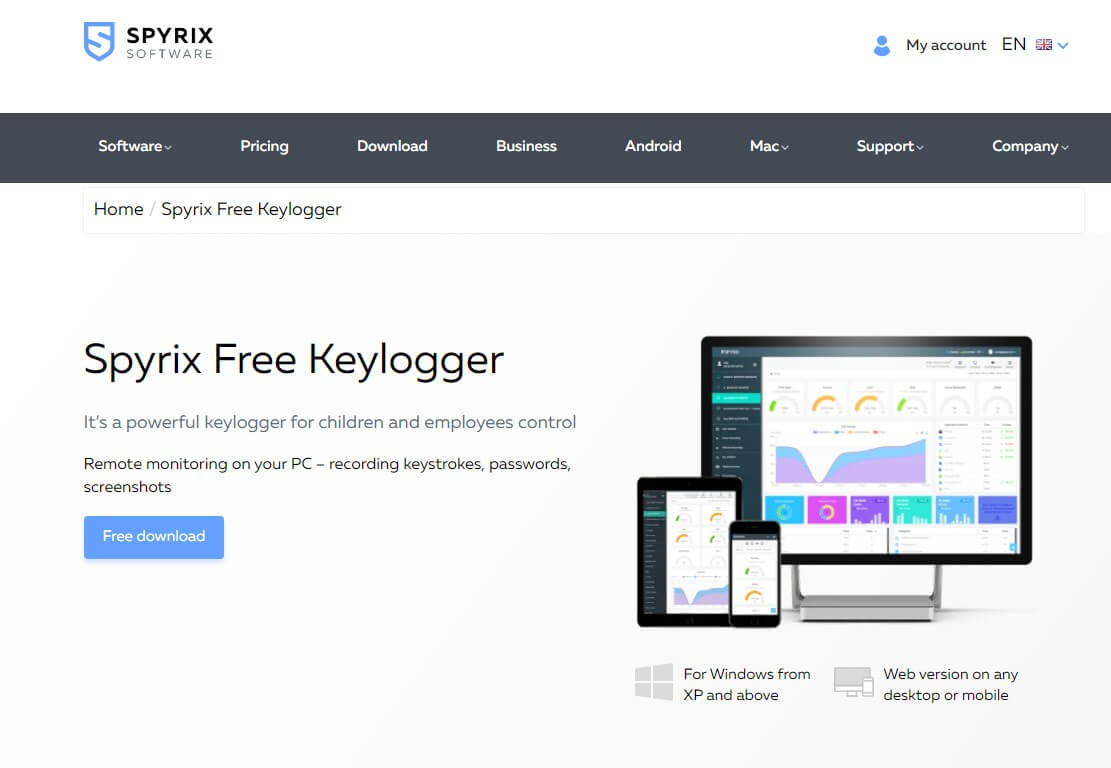 spyrix keylogger