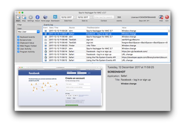 spyrix keylogger for mac