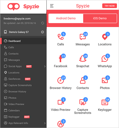 spyzie android