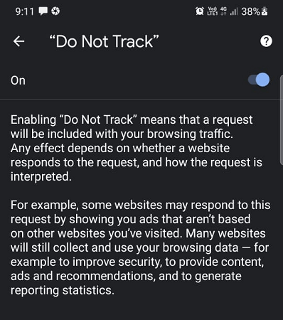 toggle do not track