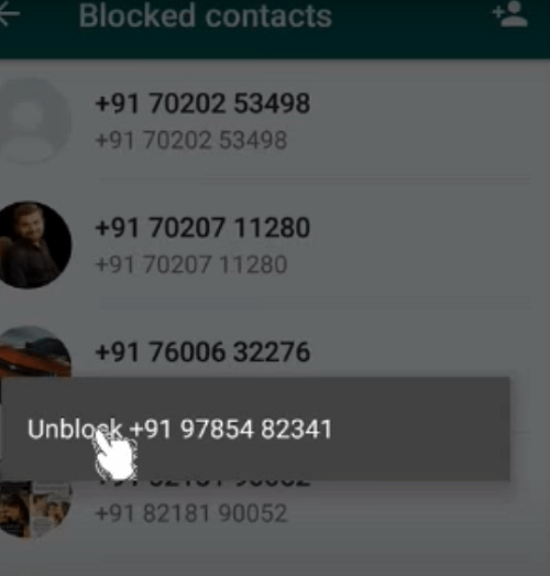 unblock on whatsapp