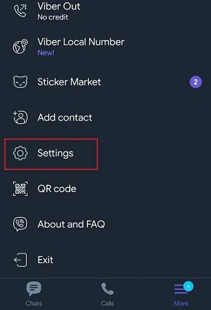 viber settings