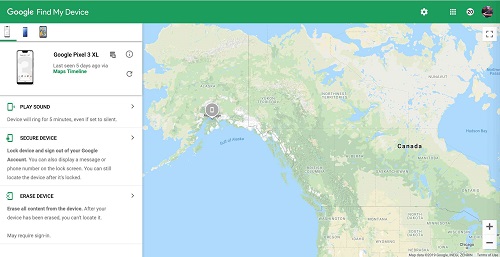 use Google find my device to track android phone without rooting