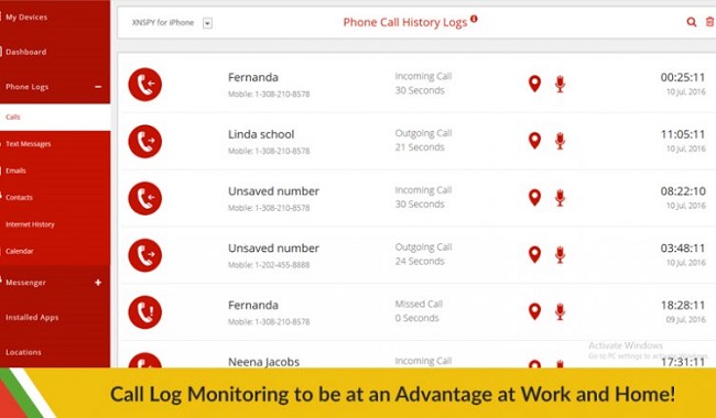 xnspy check call history
