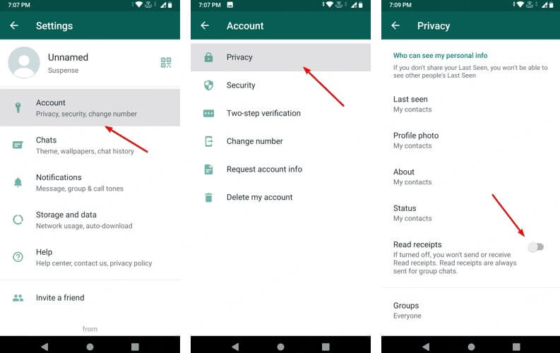  How to Turn off Blue Tick on WhatsApp on Android