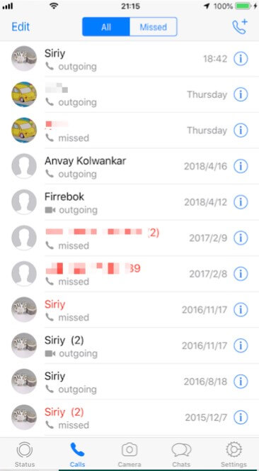 Can I Track someone's WhatsApp Call?