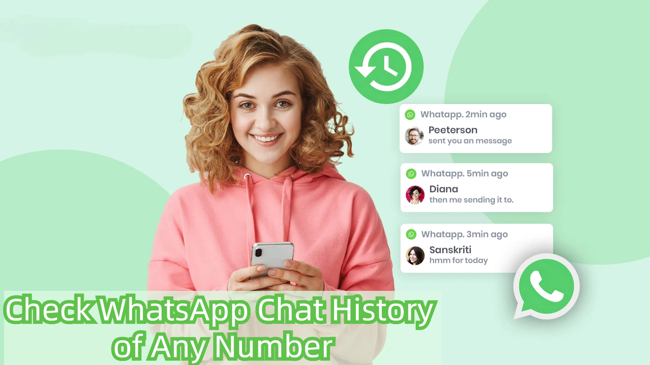 WhatsApp chat history of any number =