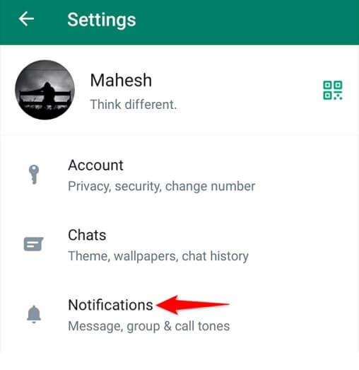 WhatsApp online notification