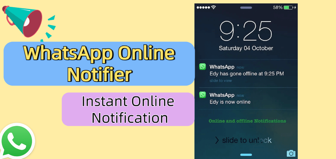 WhatsApp online notifier 