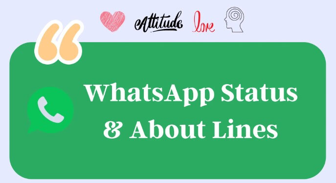 Android & iOS] Make An Impression In WhatsApp Status Lines