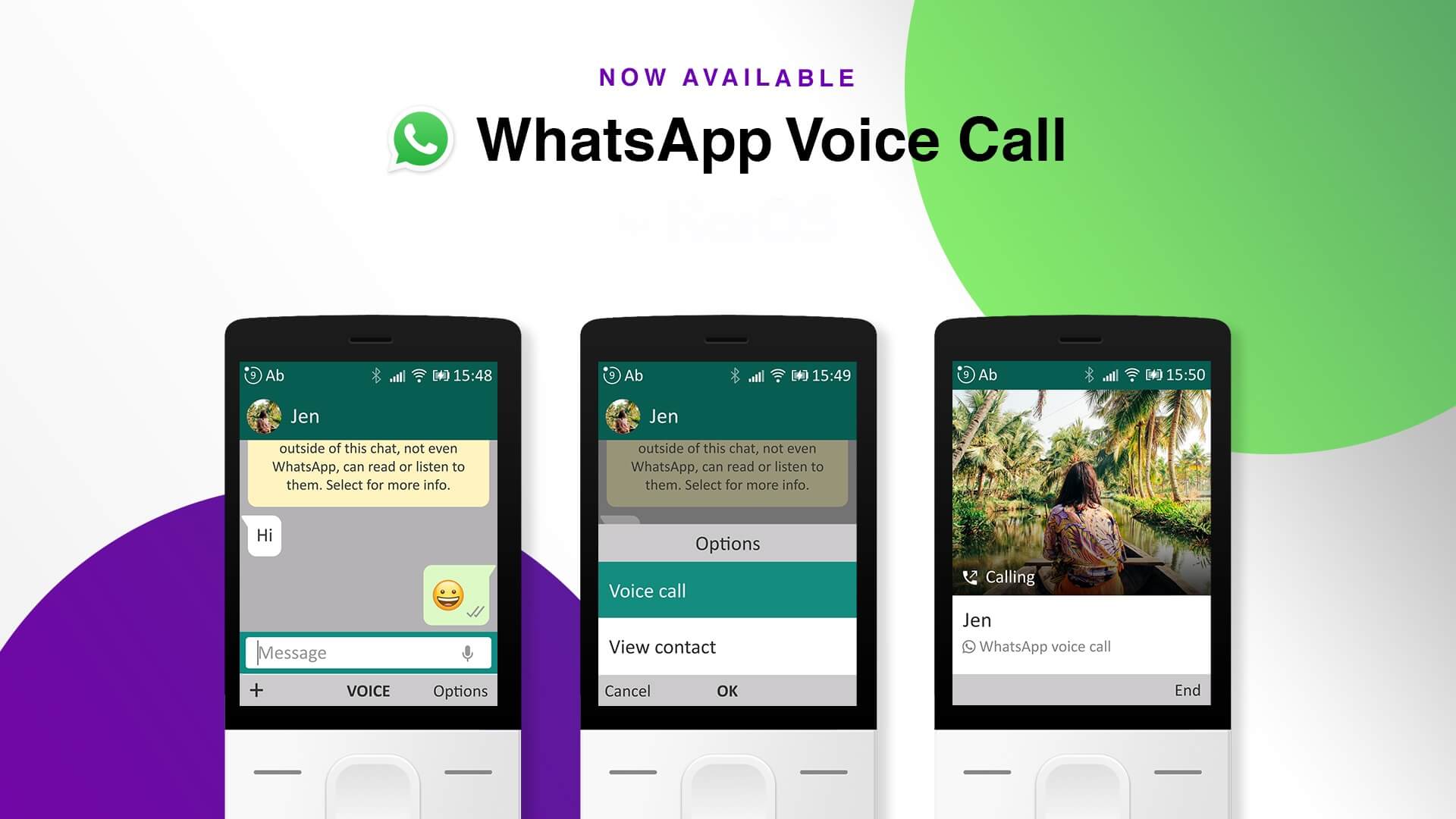 whatsapp voice call