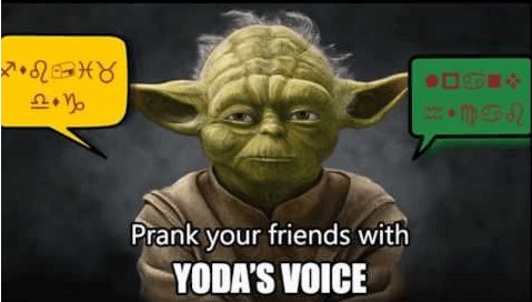 Yoda voice changer