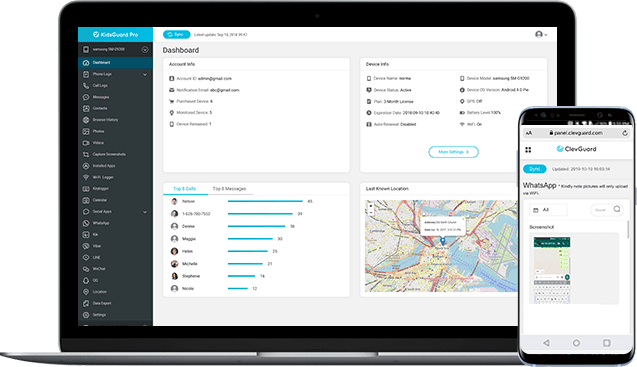 kidsguard pro can be used to monitor someone's phone