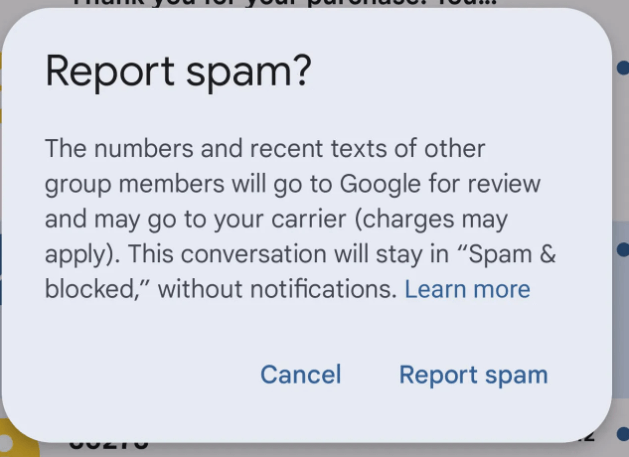 report and block spam calls