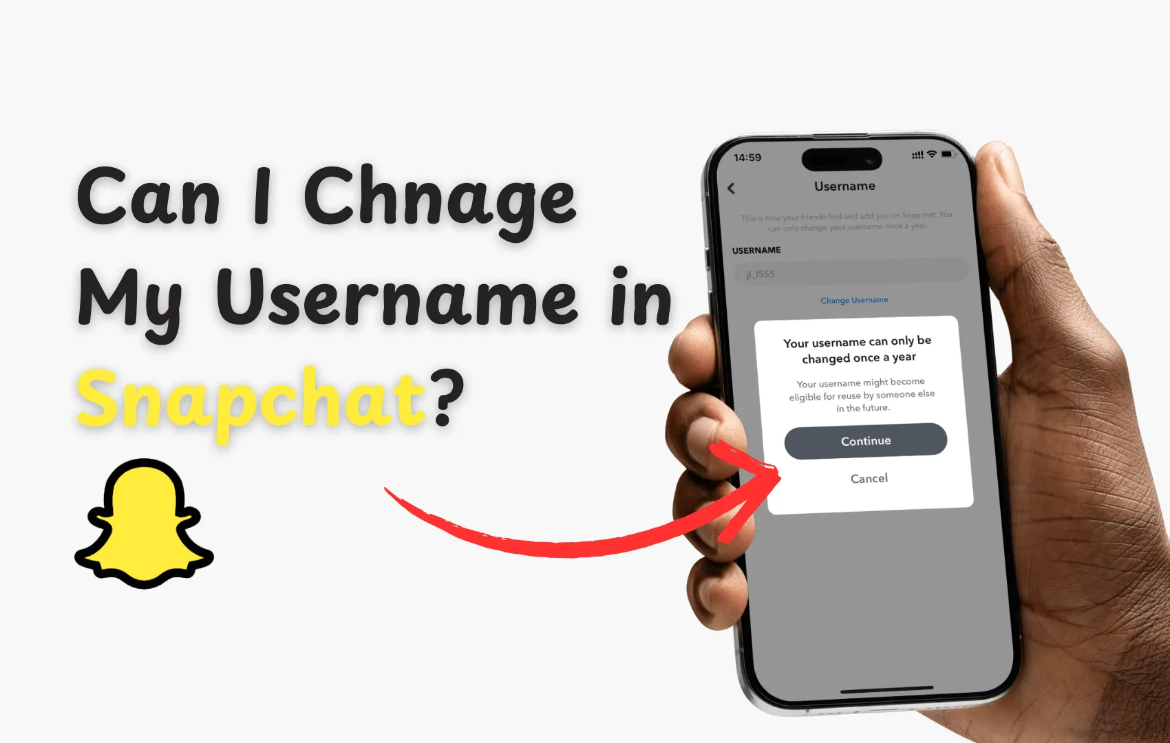 Can I Change My Username in Snapchat?