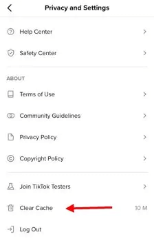 how to clear cache to fix notification not working on tiktok