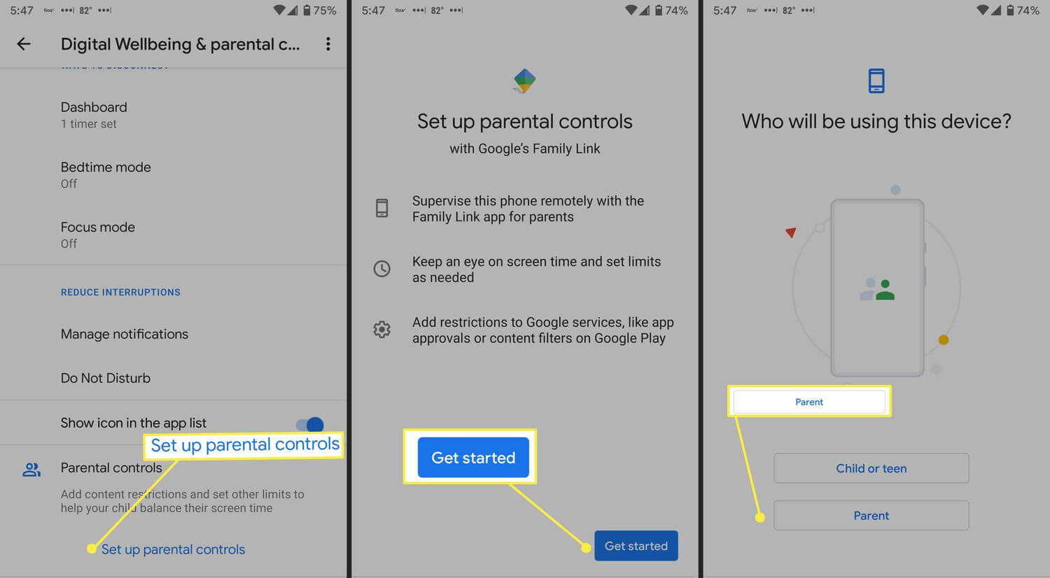 how to lock the screen on android with kids mode