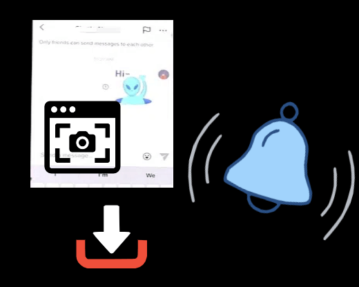does tiktok tell you if your screenshots messages