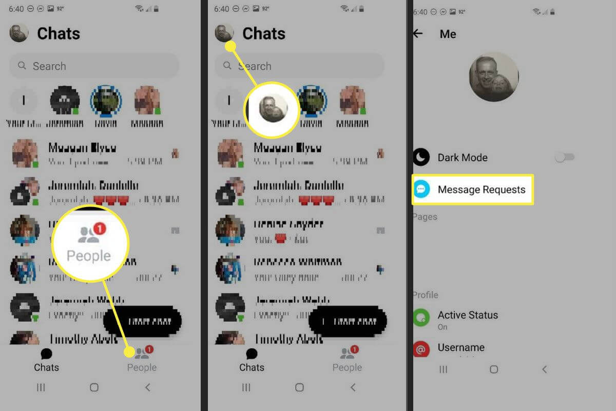 how to find secret conversations on messenger