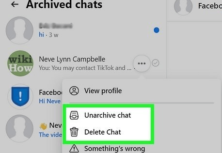 how to find secret conversations on messenger