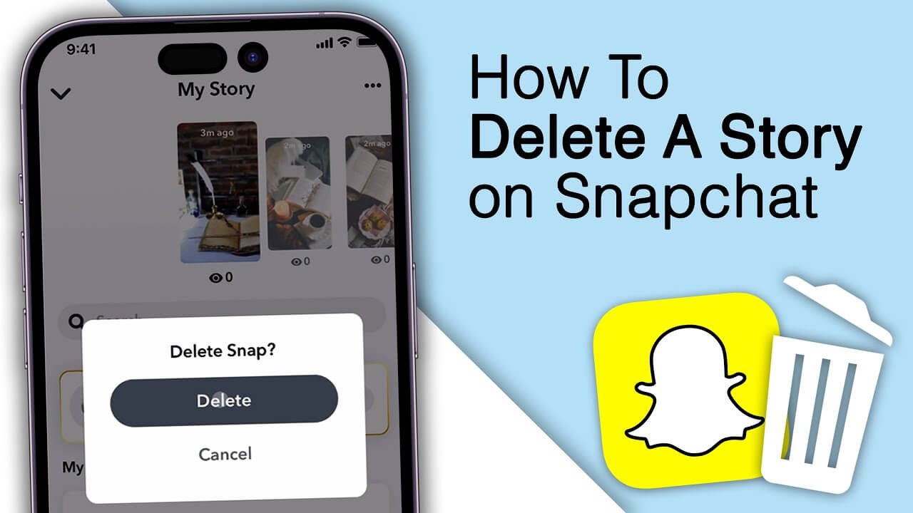 how do you delete a snapchat story