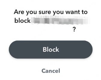 How to block someone on snapchat