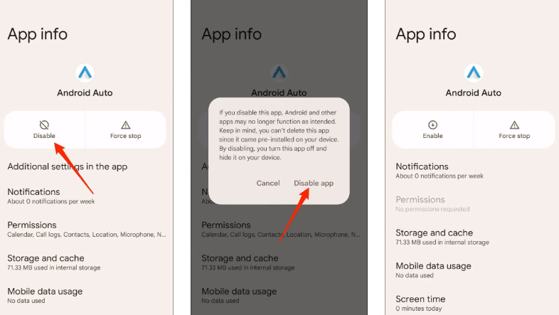 how to disable apps in android app drawer