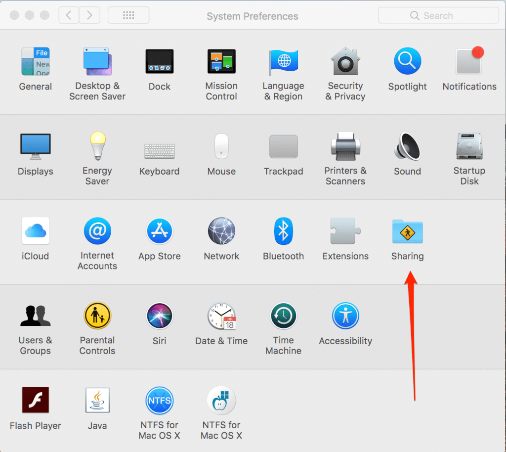 how to turn on apple screen sharing on macbook