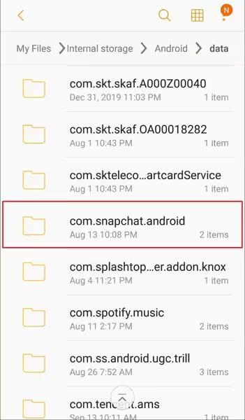 recover deleted snapchat messages on android via cache