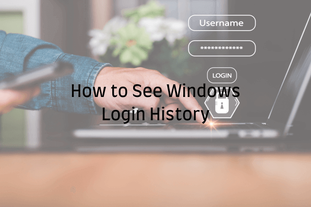 How to see Windows user login history