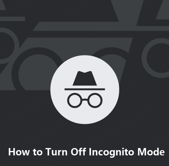 how to turn off incognito mode